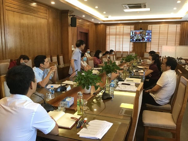 Sóc Sơn tổ chức hội nghị trực tuyến về công tác hỗ trợ người dân bị ảnh hưởng bởi dịch covid 19